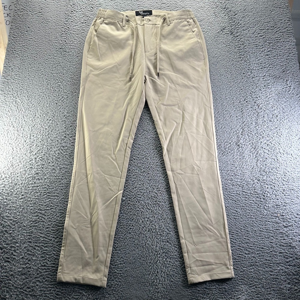TR Premium Pant Mens 34x33 Mens Beige Khakis‎ Tapered Workwear Utility Stretch